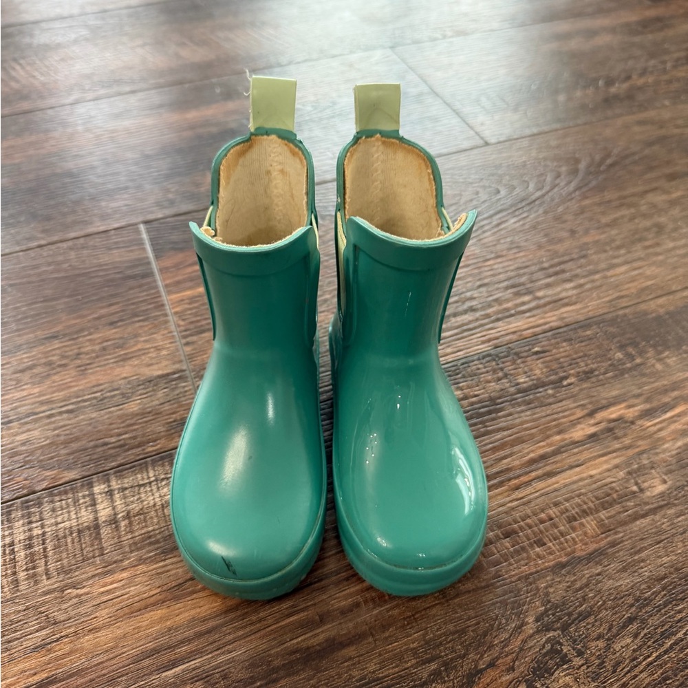 Paris boutique Kids Teal Rain Boots - Waterproof Toddler Boots